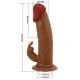 Ham Marion, Universal Briefs With Vibrații Dildo 19 Cm, Brown