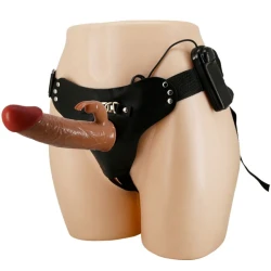 Ham Marion, Universal Briefs With Vibrații Dildo 19 Cm, Brown