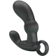 Masajer anal vibrator din silicon, negru