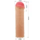 Plug Anal Nile Penis Extender, Manșon, Bej