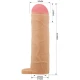 Manșon Penis Extensor Penis Bunion, Acoperire, Bej