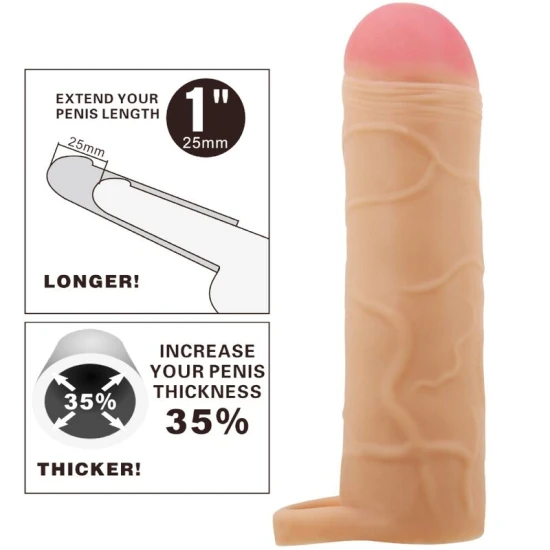 Manșon Penis Extensor Penis Bunion, Acoperire, Bej