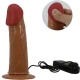 Dildo tip ham, model StarkS, maro deschis, 17,5 cm