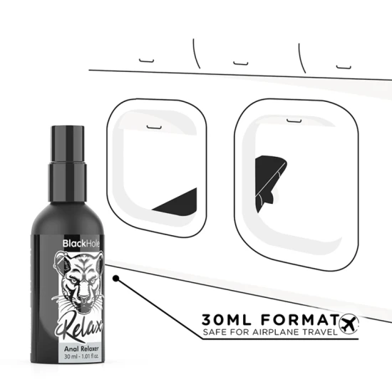 Spray Relaxant Anal Explorer, 30 ml, Negru