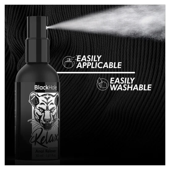 Spray Relaxant Anal Explorer, 30 ml, Negru