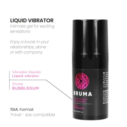 Vibrator lichid Ultra Sliding, Bubblegum, 15 ml
