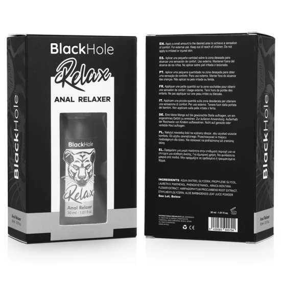 Spray Relaxant Anal Explorer, 30 ml, Negru
