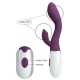 Vibrator G-Spot și clitoridian din silicon ABS, mov