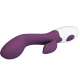Vibrator G-Spot și clitoridian din silicon ABS, mov