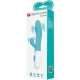 Vibrator G-spot din silicon ABS, verde aqua