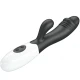 Vibrator G-Spot și clitoridian din silicon ABS, negru