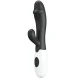 Vibrator G-Spot și clitoridian din silicon ABS, negru