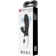 Vibrator G-Spot și clitoridian din silicon ABS, negru