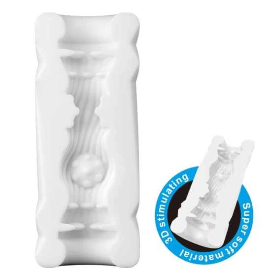 Masturbator 3D Men - Model Can, Negru, Mărime Unică