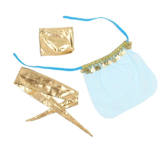 Set Lingerie - Stil India, Albastru, L/XL