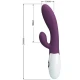 Vibrator rabbit pentru punctul G, silicon, mov