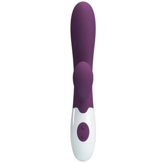 Vibrator rabbit pentru punctul G, silicon, mov