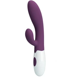 Vibrator rabbit pentru punctul G, silicon, mov