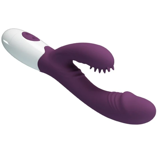 VIBRATOR DUAL ANDRE RABBIT, Violet