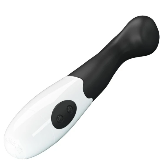 Vibrator G-Spot din silicon, negru, 30 moduri