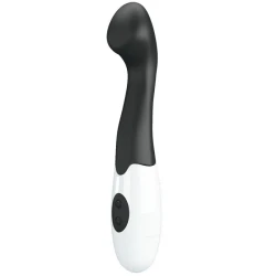 Vibrator G-Spot din silicon, negru, 30 moduri