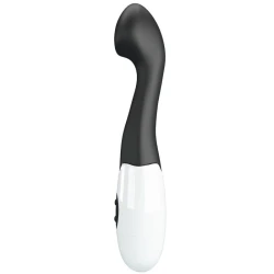Vibrator G-Spot din silicon, negru, 30 moduri