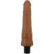 Vibrator Realistic Alfredo - Vibrează intens, Maro, 21.5 cm x 4 cm.