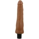 Vibrator Realistic Alfredo - Vibrează intens, Maro, 21.5 cm x 4 cm.