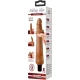 Vibrator Realistic Alfredo - Vibrează intens, Maro, 21.5 cm x 4 cm.