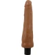Vibrator Realistic Alfredo - Vibrează intens, Maro, 21.5 cm x 4 cm.