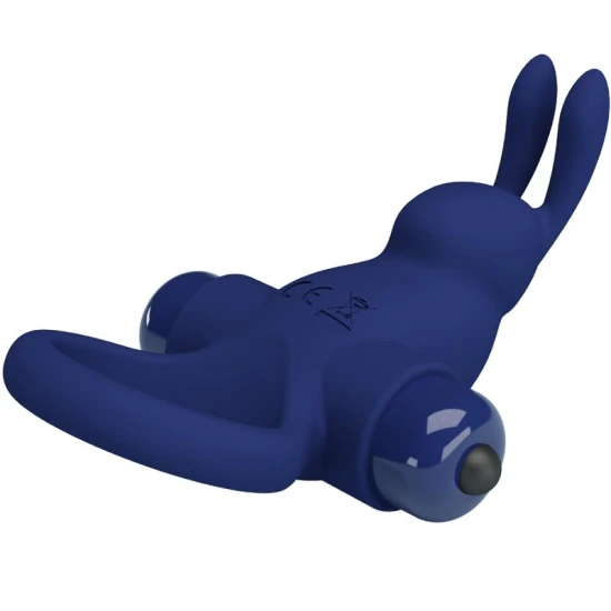 Inel Vibrator Jiro - Vibrații, Albastru, Mărime Unică