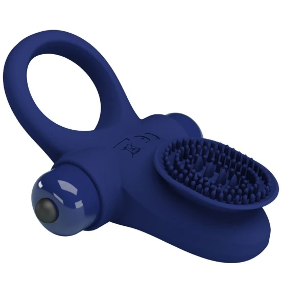 Inel Vibrator - Palle, Albastru, Mărime Unică