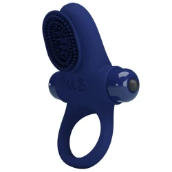 Inel Vibrator - Palle, Albastru, Mărime Unică