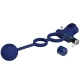 Inel Vibrator dublu pentru penis, Albastru