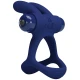 Inel dublu vibrator pentru penis, Iepure, Albastru