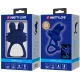 Inel dublu vibrator pentru penis, Iepure, Albastru