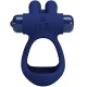 Inel dublu vibrator pentru penis, Iepure, Albastru
