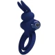 Inel dublu vibrator tip iepure, Albastru