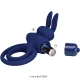 Inel dublu vibrator tip iepure, Albastru