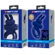 Inel dublu vibrator tip iepure, Albastru