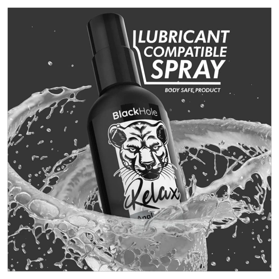 Spray Relaxant Anal Explorer, 30 ml, Negru