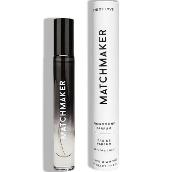 PARFUM CU FEROMONI - Matchmaker, Negru Diamant, 10 ml