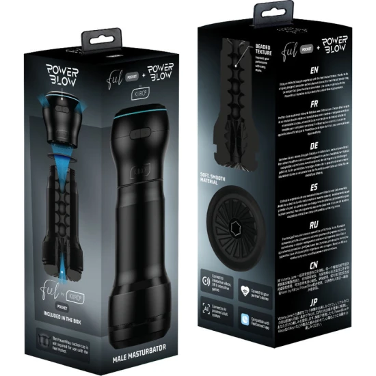 Feel Pocket masturbator masculin + Power Blow