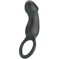 Inel vibrator cu stimulator, Negru