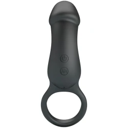 Inel vibrator cu stimulator, Negru