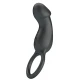 Inel vibrator cu stimulator, Negru