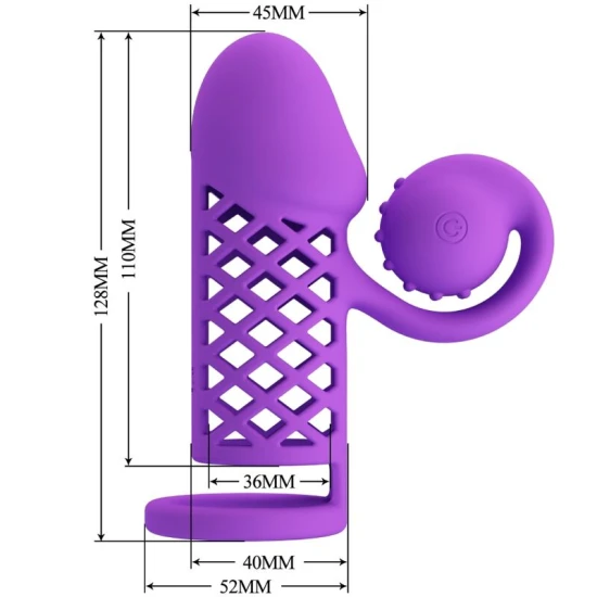Teacă Extensibilă Harden - Violet, Mărime Unică.