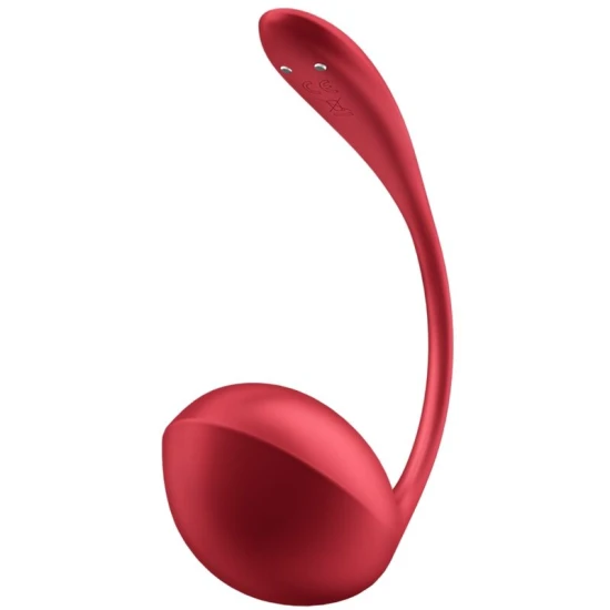 Stimulator G-spot din silicon, roșu, telecomandă