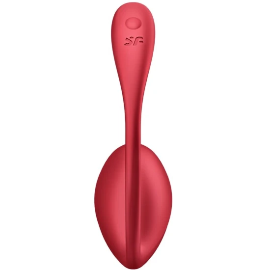 Stimulator G-spot din silicon, roșu, telecomandă