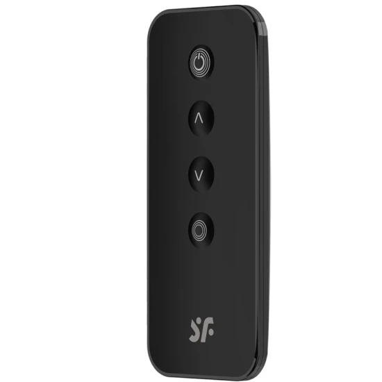 Stimulator G-spot cu telecomandă din silicon, negru, universal
